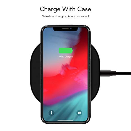 memumi Compatible con iPhone XS Funda, Ultra Slim 0.3 mm Anti-Rasguño y Resistente Huellas Funda para iPhone XS 5.8" (2018) Thin Case Negro Transparente
