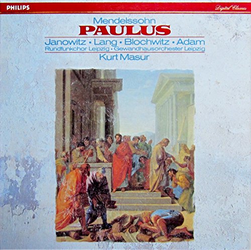 Mendelssohn: Paulus (Neues Gewandhaus, Leipzig, 12/1986) [Vinyl Schallplatte] [2 LP Box-Set]