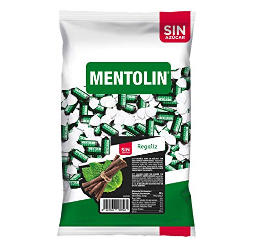 Mentolín Regaliz Caramelo Balsámico sin Azúcar - 1000 gr