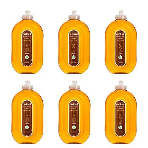 Method Wood for Good Floor Cleaner Almond 739 ml (Pack of 6)