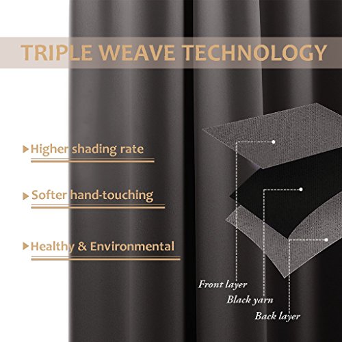 MEW - Cortinas opacas de anime, con diseño de Barcelona, 2 paneles, 63 x 160 cm