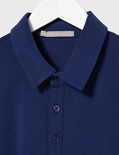 Mexx Camisa Polo para Hombre, Medieval Blue, L