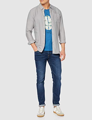 Mexx Camiseta, Azul (Dark Blue 194035), Large para Hombre