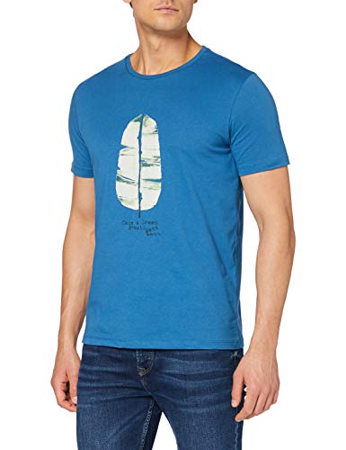 Mexx Camiseta, Azul (Dark Blue 194035), Large para Hombre