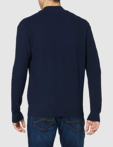 Mexx Chaqueta Punto, Azul (Black Iris 193921), Small para Hombre