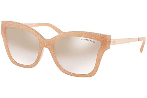 Michael Kors 0MK2072 Gafas de sol, Rose Gold Glitter, 56 para Mujer