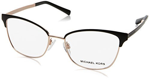 Michael Kors Adrianna IV Gafas de sol, Black/Rose Gold, 51 para Mujer