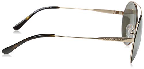 Michael Kors Cabo 11166G 55 Gafas de sol, Dorado (Rose Gold/Tone/Silver Mirror), Mujer
