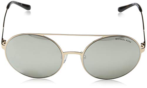 Michael Kors Cabo 11166G 55 Gafas de sol, Dorado (Rose Gold/Tone/Silver Mirror), Mujer