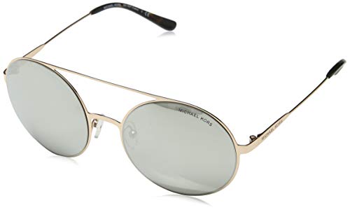 Michael Kors Cabo 11166G 55 Gafas de sol, Dorado (Rose Gold/Tone/Silver Mirror), Mujer