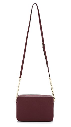 Michael Kors Jet Set Crossbody - Bolso de piel para mujer, talla grande