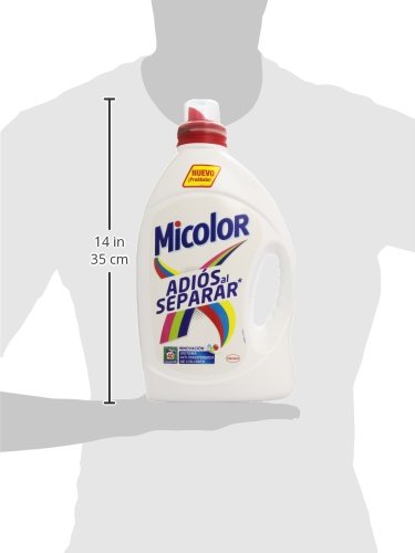 Micolor Detergente Líquido Adiós al Separar - Pack de 4 - Total: 160 Lavados (8 L)