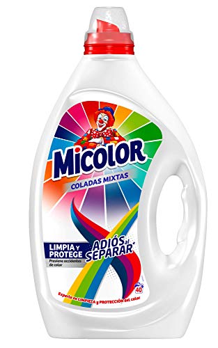 Micolor Detergente Líquido Adiós al Separar - Pack de 4 - Total: 160 Lavados (8 L)