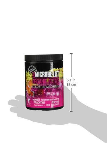MICROBE-LIFT Organic Active Salt - Sal Marina para Coloridos corales y Crecimiento Mejorado, 1000 g
