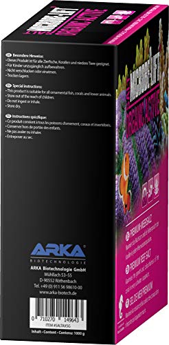 MICROBE-LIFT Organic Active Salt - Sal Marina para Coloridos corales y Crecimiento Mejorado, 1000 g