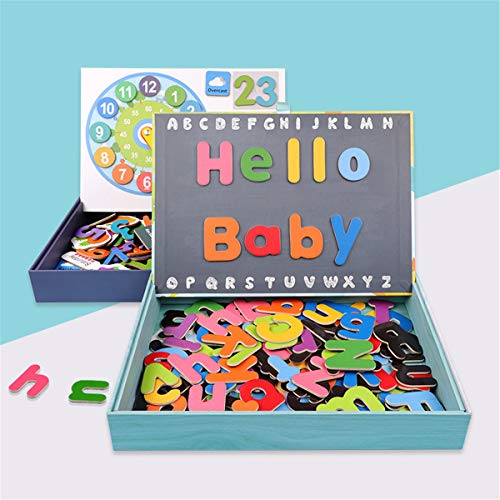 MIKI-Z Alfabeto de Espuma en mayúsculas y minúsculas con Letras magnéticas, imanes de ABC, Juguete