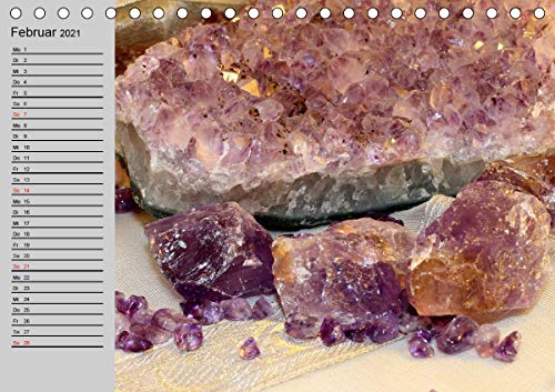 Minerale. Kristalle und Edelsteine (Tischkalender 2021 DIN A5 quer): Die beeindruckende Schönheit der Schmucksteine (Geburtstagskalender, 14 Seiten )