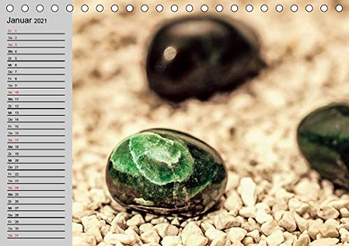 Minerale. Kristalle und Edelsteine (Tischkalender 2021 DIN A5 quer): Die beeindruckende Schönheit der Schmucksteine (Geburtstagskalender, 14 Seiten )