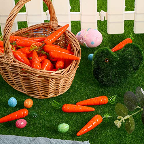 Mini Zanahorias de Espuma de Pascua para Decoración Artesanía Conejito Caza Huevo Capo (100 Piezas)