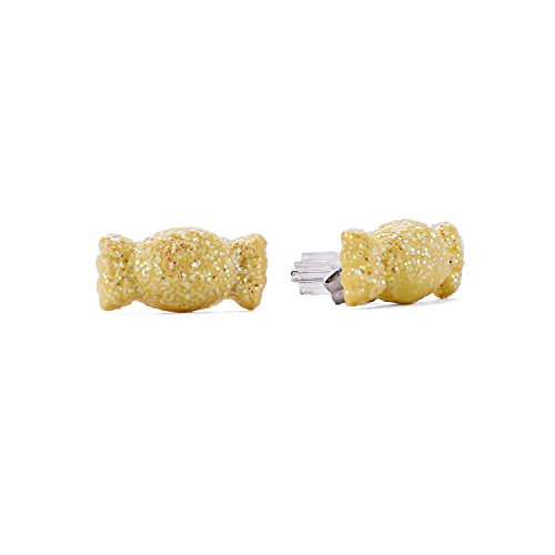 minihope Colorful postres Stud Pendientes Set para niños niñas en caja bonita