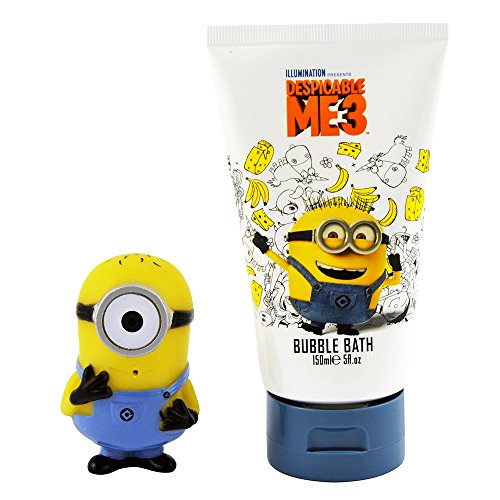 Minions Caja de Regalo con Baño de Burbujas y un Juguete - 150 ml