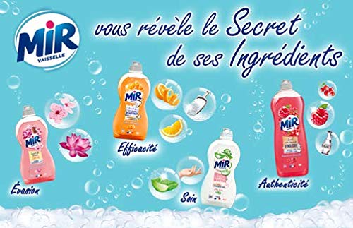 MIR VAISSELLE Liquide Vaisselle Secrets du Monde Cuba Menthe Citron Vert 750 ml