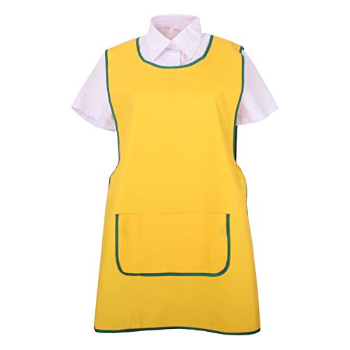 MISEMIYA - Delantal Limpieza Uniforme Laboral CLINICA MÉDICOS Limpieza Veterinaria Sanitarios HOSTELERÍA- Ref.868 - L, Azul