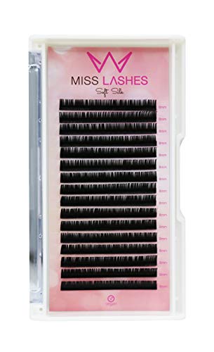 Miss Lashes Soft Silk – 1:1 Technique – 0,20 – D – 8 mm pestañas, 32 g