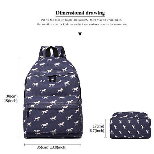 Miss Lulu Mochila, One Size, Horse Navy