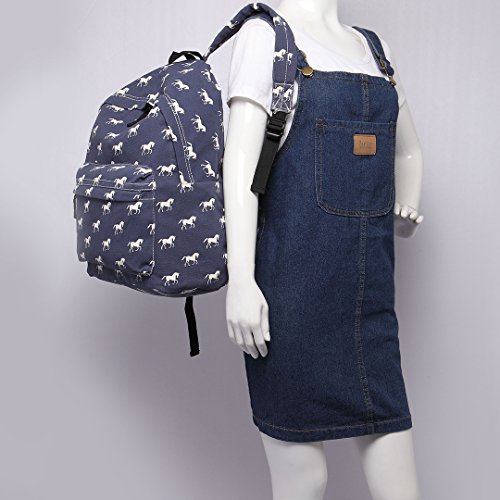 Miss Lulu Mochila, One Size, Horse Navy