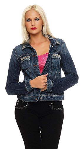 Miss Me Me - Chaqueta - Azul - para Mujer Azul L