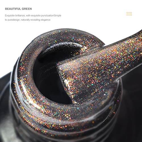 Misscheering Esmalte de Uñas Polonia Magia 5D Manicura Francesa ojo de Gato Uñas de Gel UV LED Semipermanente Profesional Brillo Polish Soak off Esmaltes en gel Kit con Rebanada de imán Nail Art (B)