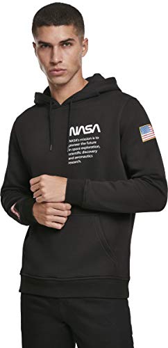 Mister Tee NASA Definition - Sudadera con Capucha para Hombre, Hombre, Sudadera con Capucha, MT1168, Negro, Medium