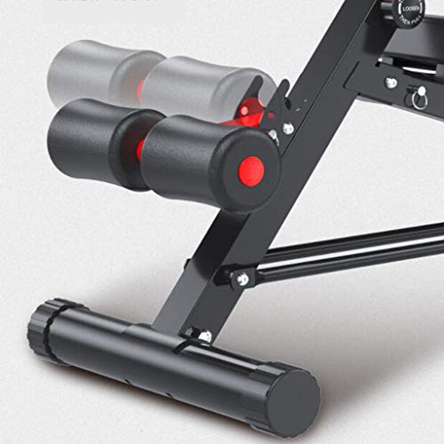 MMM@ Silla romana Silla de ejercicios multifuncional Gimnasio Cabra Cuerpo Cintura Hogar Máquina abdominal Taburete romano 5 archivos Regulador de seguridad ajustable de alta capacidad de carga