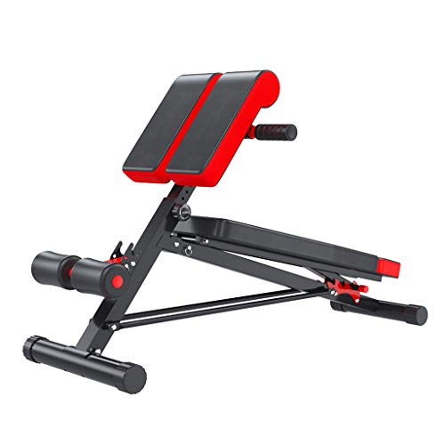 MMM@ Silla romana Silla de ejercicios multifuncional Gimnasio Cabra Cuerpo Cintura Hogar Máquina abdominal Taburete romano 5 archivos Regulador de seguridad ajustable de alta capacidad de carga