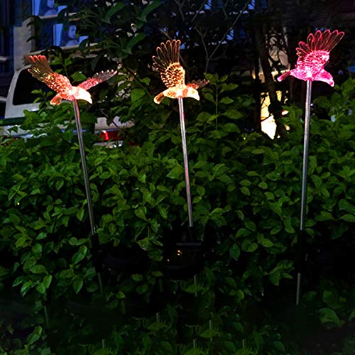 Mobestech - Luces solares para césped con forma de águila