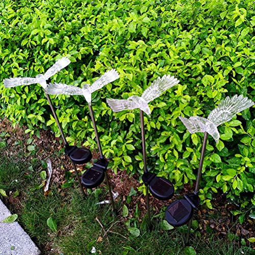 Mobestech Luces solares para césped Luces solares para Caminos Luces en Forma de águila Luz de jardín Impermeable