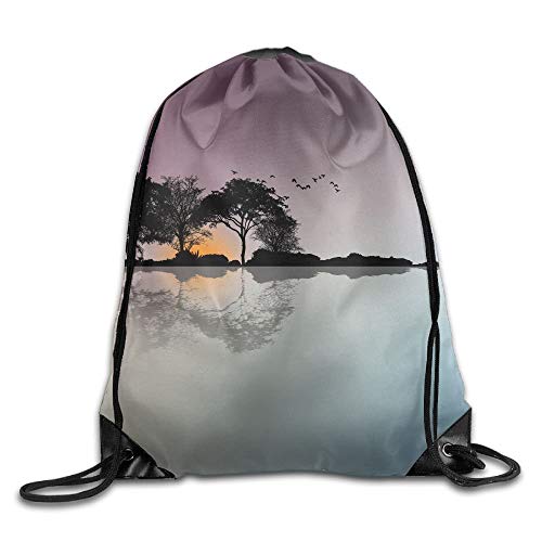 Mochila con cordón, Mochila Deportiva, Mochila de Viaje,Nature Guitar Unisex Home Gym Sack Bag Travel Drawstring Backpack Bag
