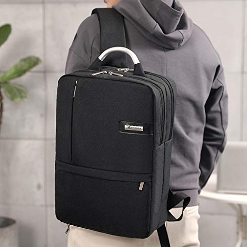 Mochila Portátil, Mochila Antirrobo Impermeable Hombre con Puerto USB Mochila de Viaje Mochila Backpack para el Laptop para Ordenador del Negocio Trabajo Diario para Mujeres Hombres RISTHY