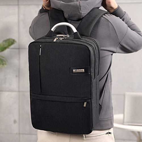 Mochila Portátil, Mochila Antirrobo Impermeable Hombre con Puerto USB Mochila de Viaje Mochila Backpack para el Laptop para Ordenador del Negocio Trabajo Diario para Mujeres Hombres RISTHY