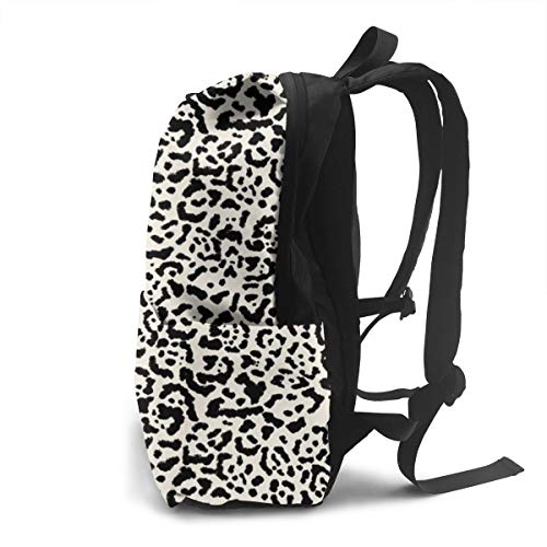 Mochila unisex Jaguar estampado Greige para estudiantes universitarios, viajes, ordenador portátil, mochila para la escuela, al aire libre, bolsa de hombro