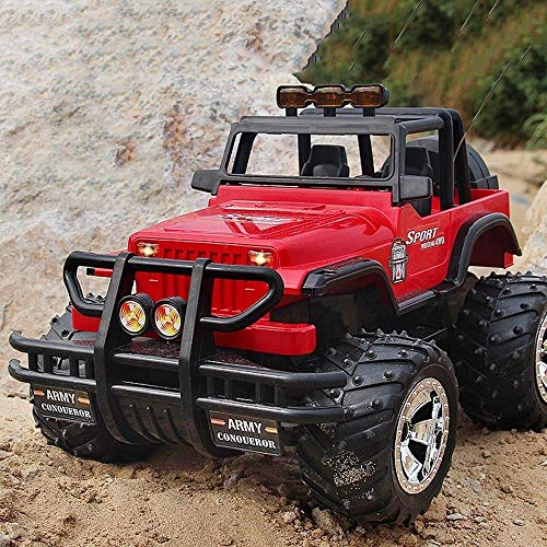 Modelo de coche medio ambiente material respetuoso del control remoto fuera de la carretera Car Model 45 ° escalada de coches resistente a la rotura del USB ya prueba de golpes de carga Música modo Ni