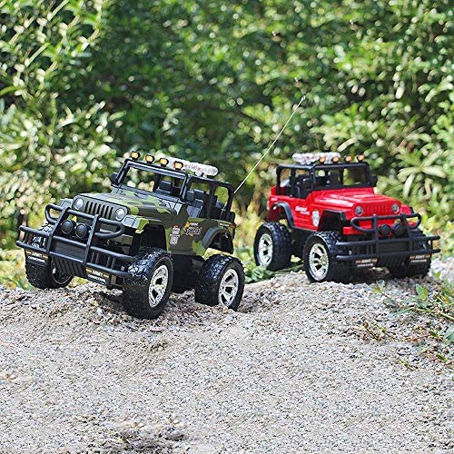 Modelo de coche medio ambiente material respetuoso del control remoto fuera de la carretera Car Model 45 ° escalada de coches resistente a la rotura del USB ya prueba de golpes de carga Música modo Ni
