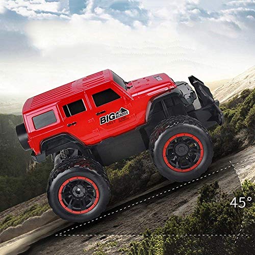 Modelo de coche medio ambiente material respetuoso del control remoto fuera de la carretera Car Model 45 ° escalada de coches resistente a la rotura del USB ya prueba de golpes de carga Música modo Ni