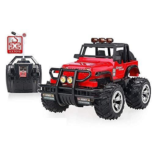 Modelo de coche medio ambiente material respetuoso del control remoto fuera de la carretera Car Model 45 ° escalada de coches resistente a la rotura del USB ya prueba de golpes de carga Música modo Ni