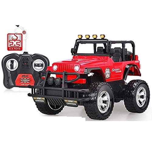 Modelo de coche medio ambiente material respetuoso del control remoto fuera de la carretera Car Model 45 ° escalada de coches resistente a la rotura del USB ya prueba de golpes de carga Música modo Ni