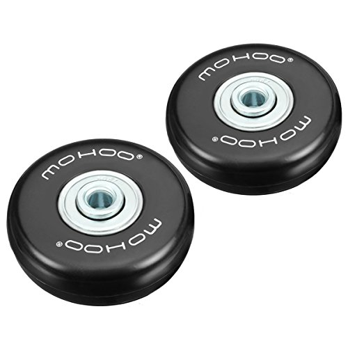 MOHOO Ruedas de Repuesto 50x18mm Maleta de Depósito OD 50 (1.97 '') ID 6 W 18 Ejes 35 Kits de Reparación