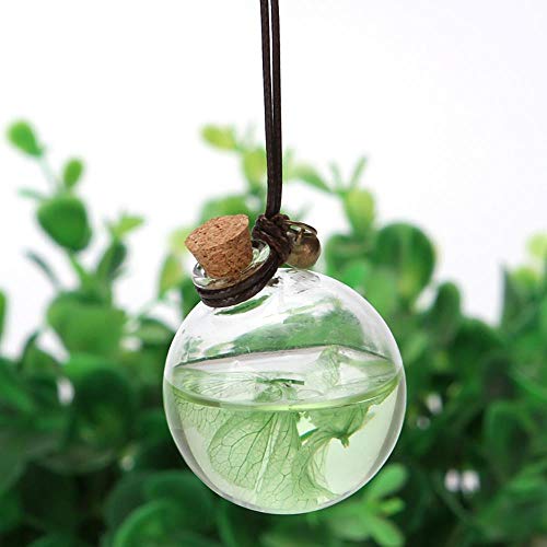 Moin - 1 botella de perfume para coche con aceites esenciales de flores, colgante de perfume vacía para coche, estilo pequeño