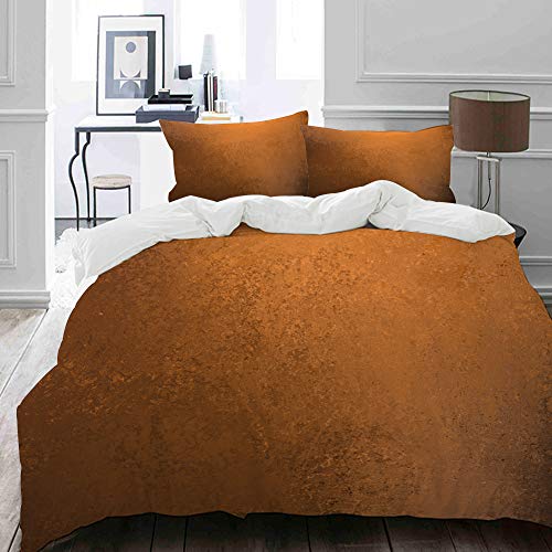 Mokale Bedding Juego de Funda de Edredón,Grungy Aspecto Vintage Textura Degradado Abstracto Superficie áspera Pared，Microfibra Funda de Nórdico y Fundas de Almohada - 220 x 240cm