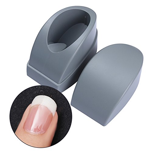 Molde contenedor de manicura francesa Born Pretty para sumergir la punta de las uñas, tiras de guía de plástico para líneas de sonrisa